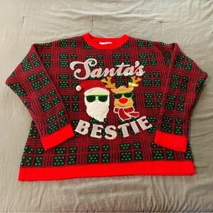 No Boundaries ugly Christmas sweater juniors sz xl